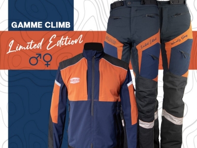 CLIMB : Édition limitée de vêtements de protection pour hommes et femmes